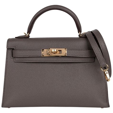 hermes mini kelly etain|hermes kelly handbag sizes.